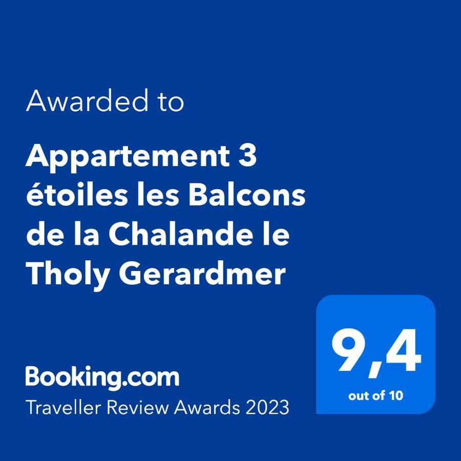 Appartement Les Balcons De La Chalande Le Tholy Gerardmer, Jardin,Balcon, Terrasse, المظهر الخارجي الصورة